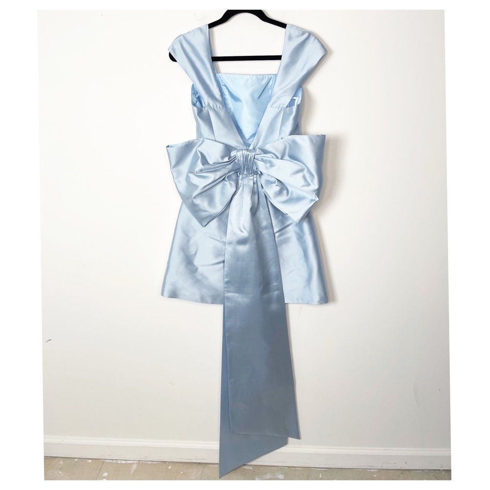 Alexia Maria Ivy Silk And Wool Bow Dress - Picture 2 of 7